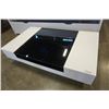Image 1 : MODERN BLACK AND WHITE GLASSTOP COFFEE TABLE