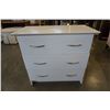 Image 1 : WHITE MODERN 3 DRAWER DRESSER
