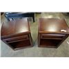 Image 2 : PAIR OF MODERN 1 DRAWER NIGHTSTANDS