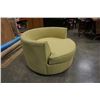 Image 3 : DELUXE DESIGNS GREEN ROUND LOUNGE CHAIR