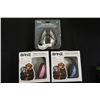Image 1 : 3 PAIRS BABY BANZ EARMUFFS TWO 0 - 2 YEARS, ONE 2+ YEARS - RETAIL $118.99