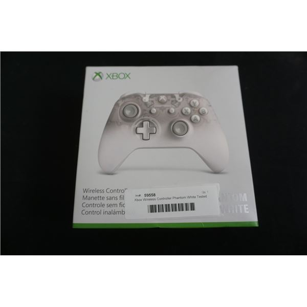 Xbox Wireless Controller Phantom White Tested and Working