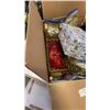 Image 2 : BOX OF CHRISTMAS BELLS, SLEIGH AND OTHER DECOR