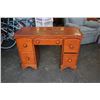 Image 1 : 4 DRAWER WOOD DESK