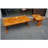 Image 1 : WOOD COFFEE TABLE AND ENDTABLE