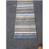 Image 2 : HANDLOOM RUG CARPET RUNNER - 7 FOOT 7 X 2 FOOT 3