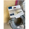 Image 2 : 3 ROLLS OF 50FT CAT-6 ETHERNET CABLE