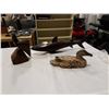 Image 1 : WOOD SHARK, DUCK AND BIRD CARVINGS