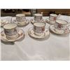 Image 10 : 14 ROYAL ALBERT PETITE POINT CHINA, COFFEE POT WITH LID, 8 CUPS AND SAUCERS AND MORE