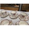 Image 11 : 14 ROYAL ALBERT PETITE POINT CHINA, COFFEE POT WITH LID, 8 CUPS AND SAUCERS AND MORE