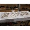 Image 1 : 14 ROYAL ALBERT PETITE POINT CHINA, COFFEE POT WITH LID, 8 CUPS AND SAUCERS AND MORE