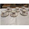 Image 2 : 33 PIECES OF ROYAL ALBERT PETIT POINT CHINA : COFFEE POT, TEACUPS AND SAUCERS ETC