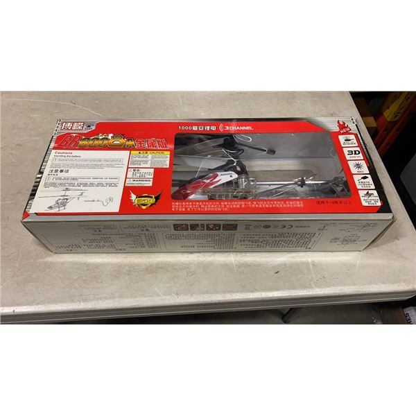 R/C HELICOPTER IN BOX EUROPEAN PLUG