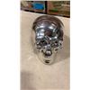 Image 2 : GLASS SKULL PIPE, SKULL COIN BANK, MASON JAR AND VASE