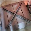 Image 2 : Offset/Cantilever Patio Umbrella Weightable 4pc  Base with X and bolts Retail $190