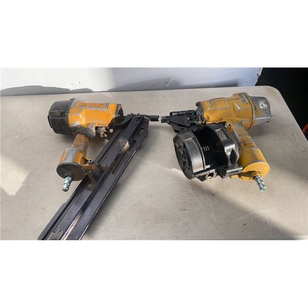 2 BOSTICH AIR NAILERS - COIL NAILER AND STRIP NAILER