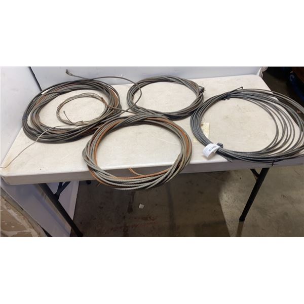 LOT OF WIRE CABLE