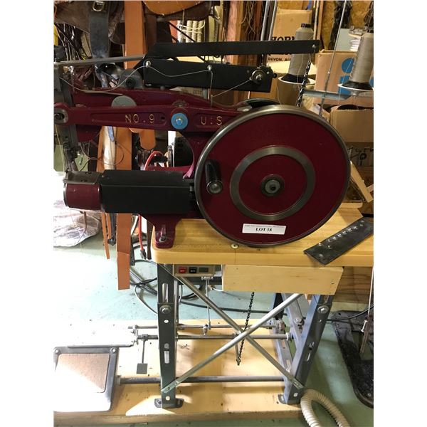 US#9 leather sewing machine plus serger