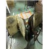 Image 6 : 2 Western Saddles (scrap saddles - need repairs), blanket