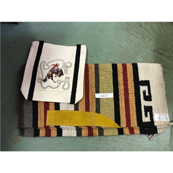 Blanket, bag - wool & polyester