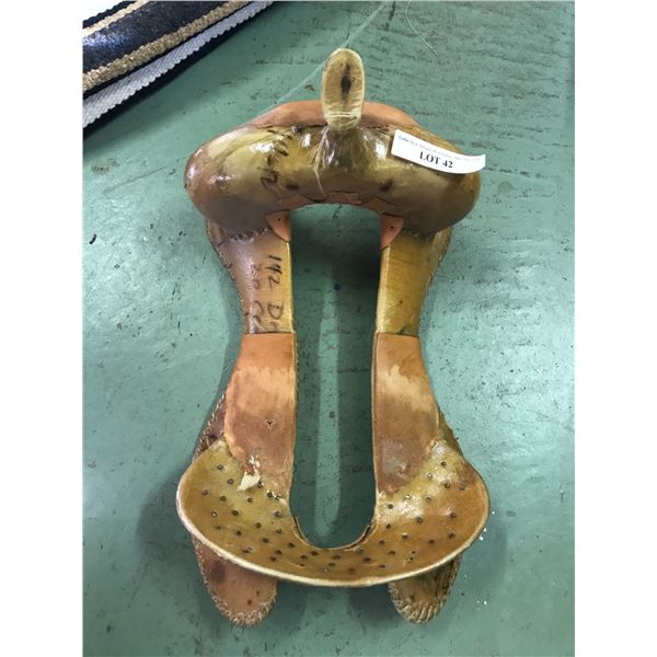 Saddle Tree, Harwood & Rawhide Covered