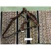 Image 1 : Leather halter, western saddle Blanket