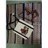 Image 1 : Bag, western saddle blanket, leather halter