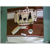 Image 1 : Western saddle Blanket, bag, brush, Saddle Stain