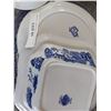 Image 4 : Asst blue china - approx 70 pcs incl plates, bowls, teacups, teapot, w/ sugar & creamer, serving dis