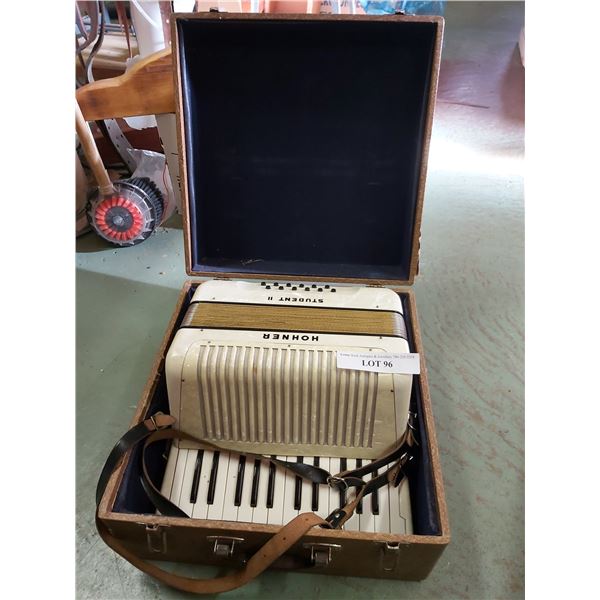 Hohner Student accordion and case