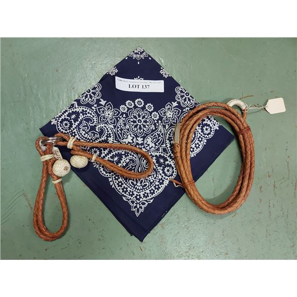 Scarf, hobbles and tie down rope