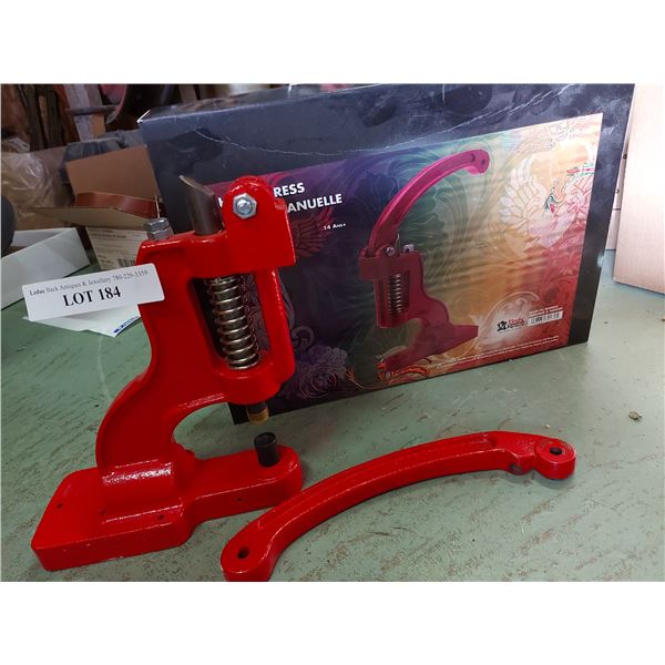 Hand press - Tandy Leather Factory brand