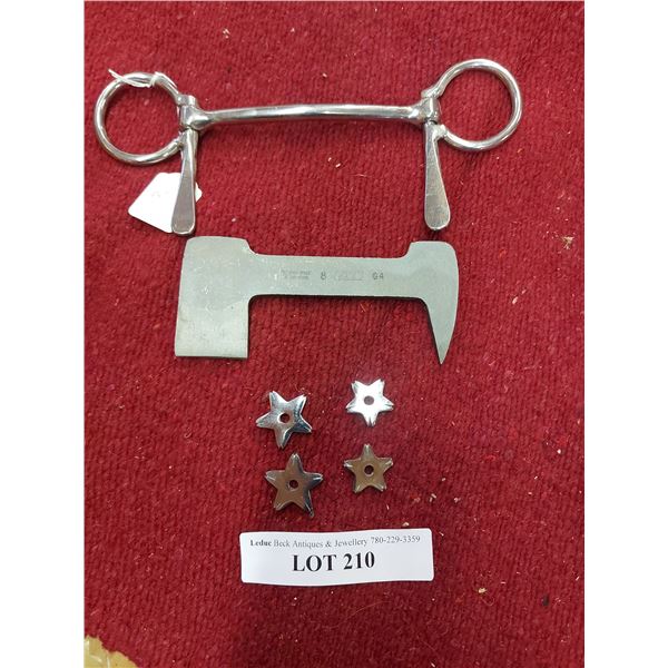 Clinch cutter, bit, 2 pairs of rowels