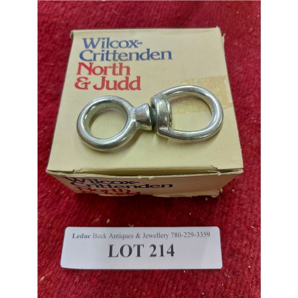 10 Wilcox-Crittenden North & Judd swivel eye-hooks