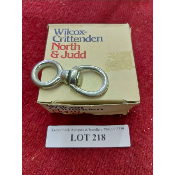 10 Wilcox-Crittenden North & Judd swivel eye-hooks