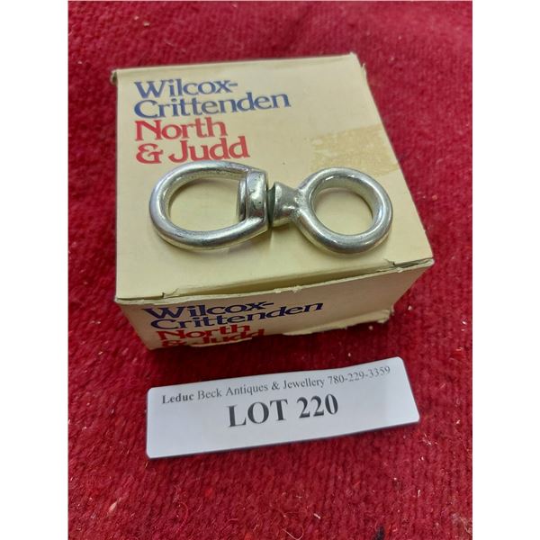 10 Wilcox-Crittenden North & Judd swivel eye-hooks