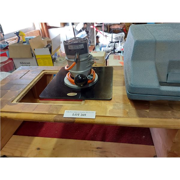 Black & Decker Router with router box and carrying box