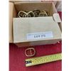 Image 1 : Approx 90 Brass buckles