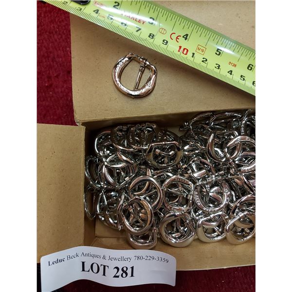 100 heel bar buckles