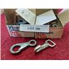 Image 1 : 10 Saddle snaps, 10 galvanize snaps