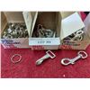 Image 1 : 10 Swivel snaps, 10 saddle snaps, 100 key rings