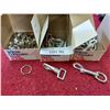 Image 1 : 10 Saddle snaps, 100 key rings, 10 swivel snaps