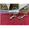 Image 1 : 10 Swivel snaps, 10 saddle snaps, 100 key rings