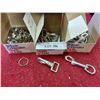 Image 1 : 9 Swivel snaps, 10 saddle snaps, 10 key rings
