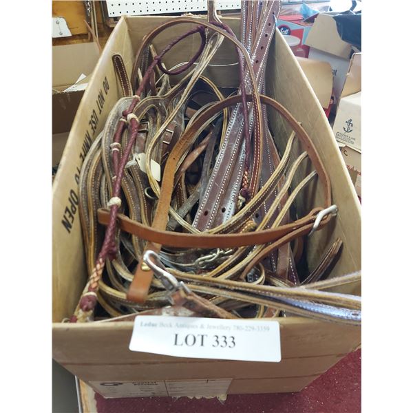 Box of Headstall Pieces