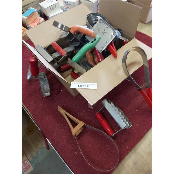 Box of Misc Shedding Brushes