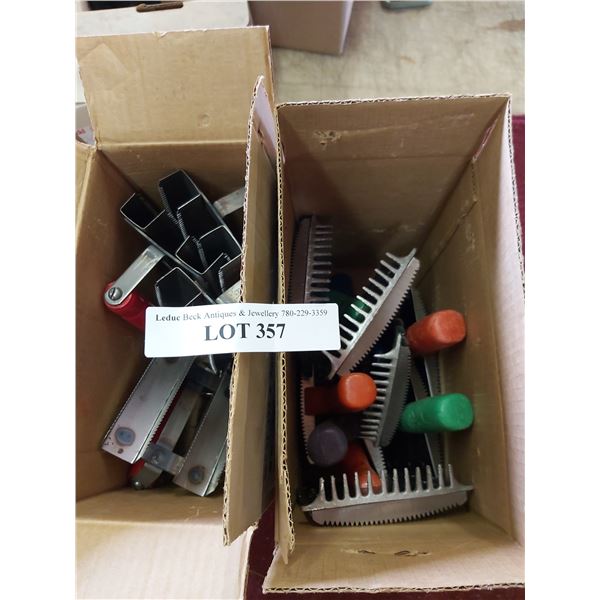 2 Boxes of Shedding Brushes