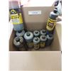 Image 1 : 6 bottles of multi-colour leather coating; 4 bottles of oil dye