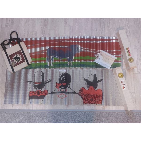 2 scenic sun screens, Bag & Tape