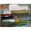 Image 1 : Asst rolls of lining materials and miscellaneous fabric